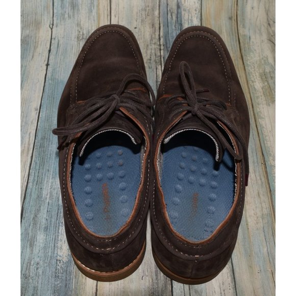 Hush Puppies Hade Jester Men's Size 11.5 Brown Suede Sneakers Casual Shoes - Picture 9 of 10